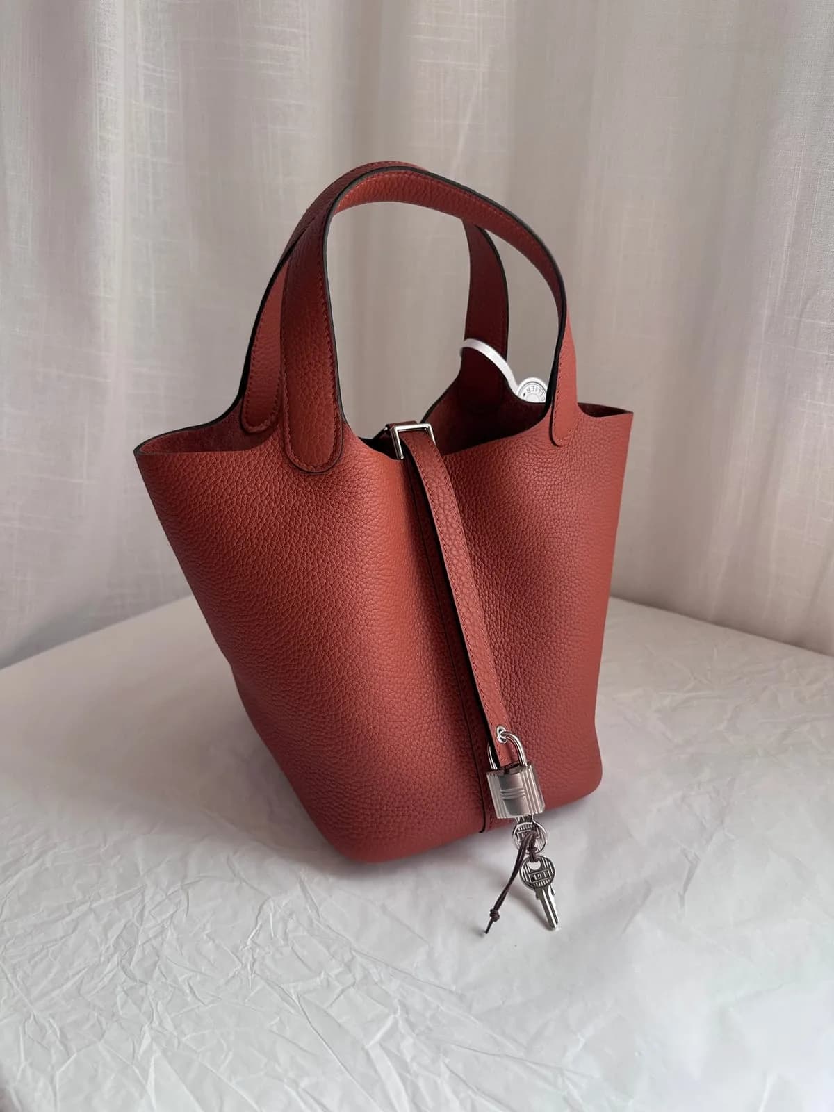Hermès Picotin 18 Cuivre PHW