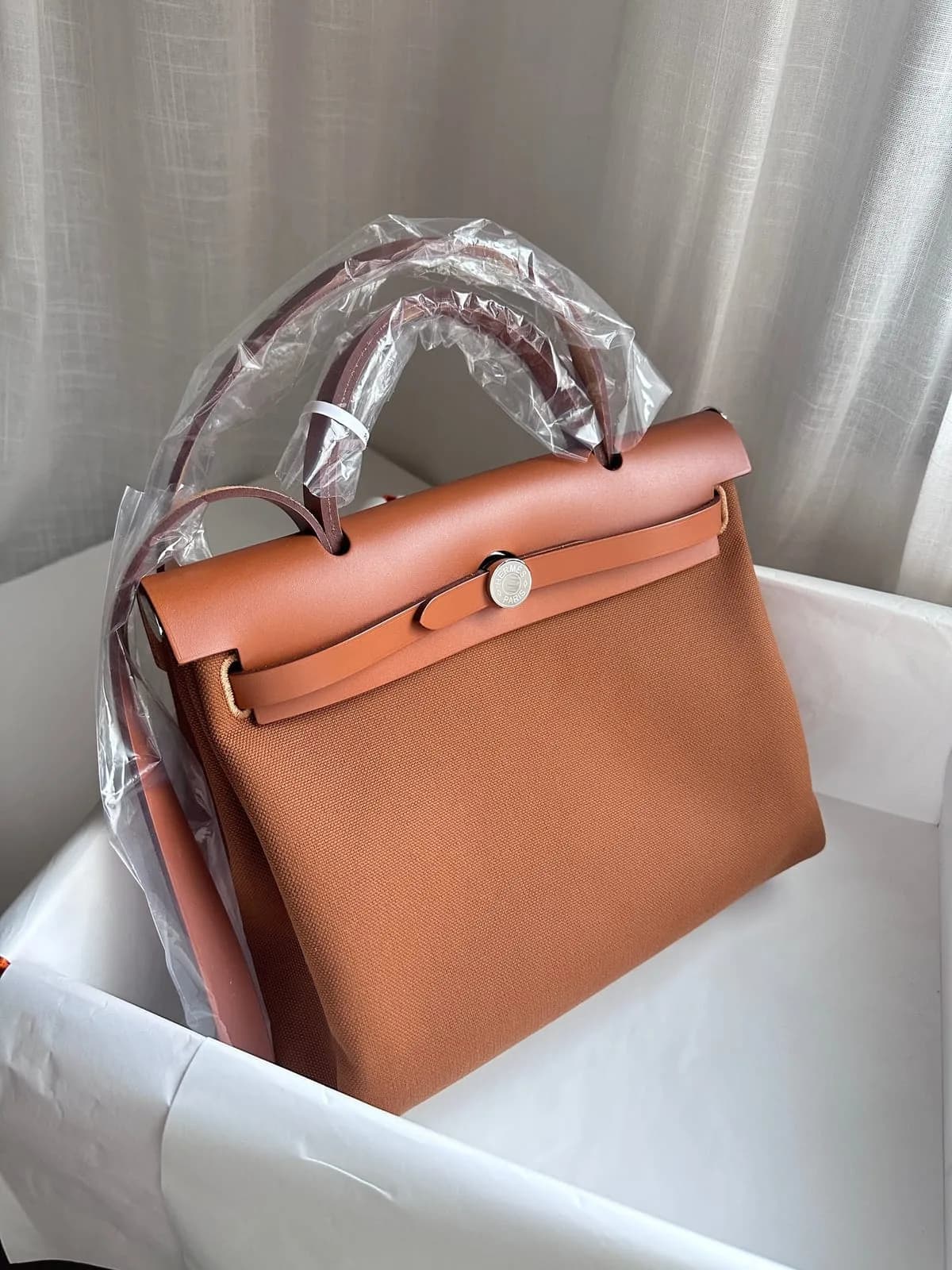 Hermès Herbag 31 Fauve PHW