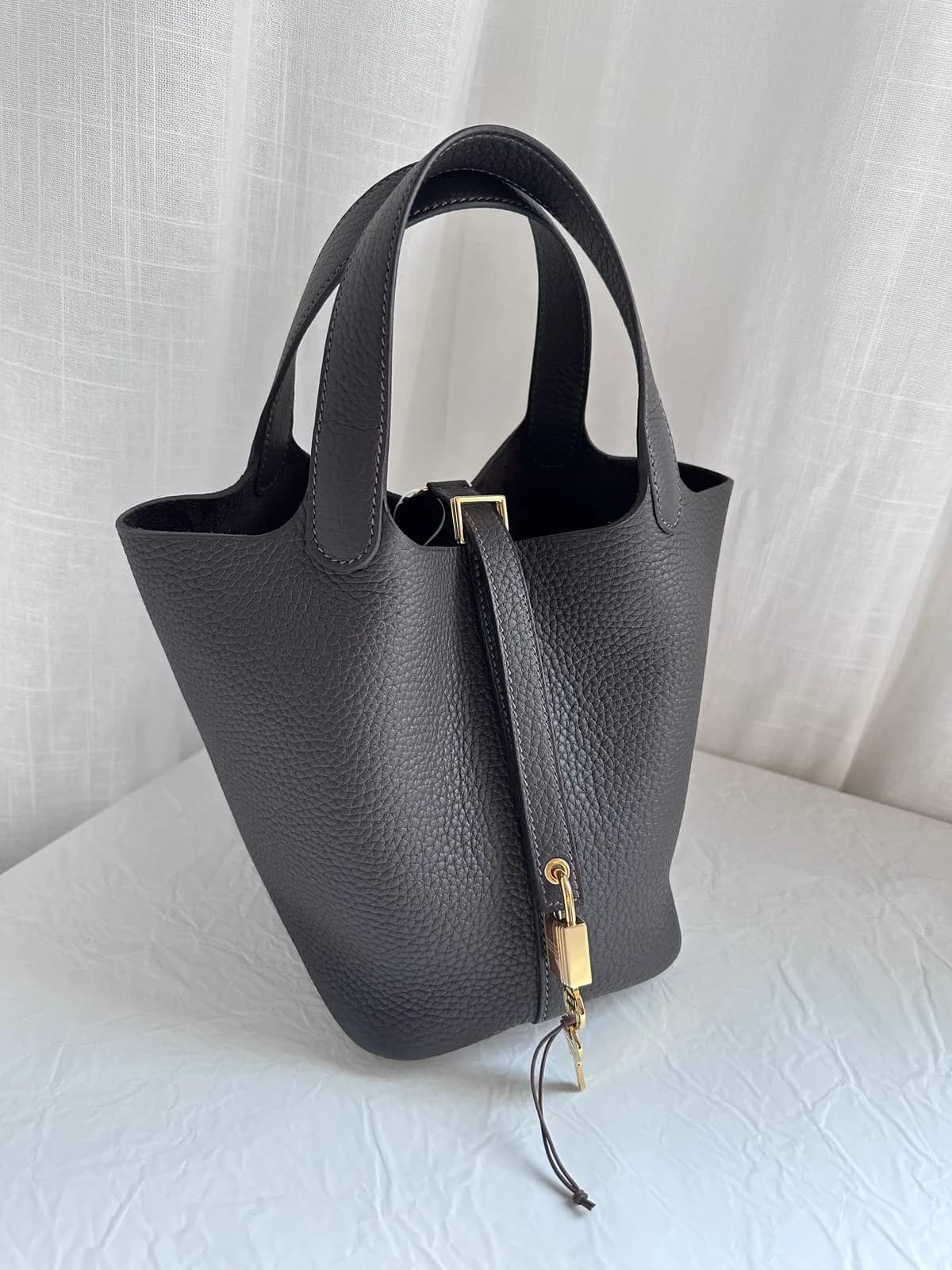Hermès Picotin 18 Bai Brun GHW