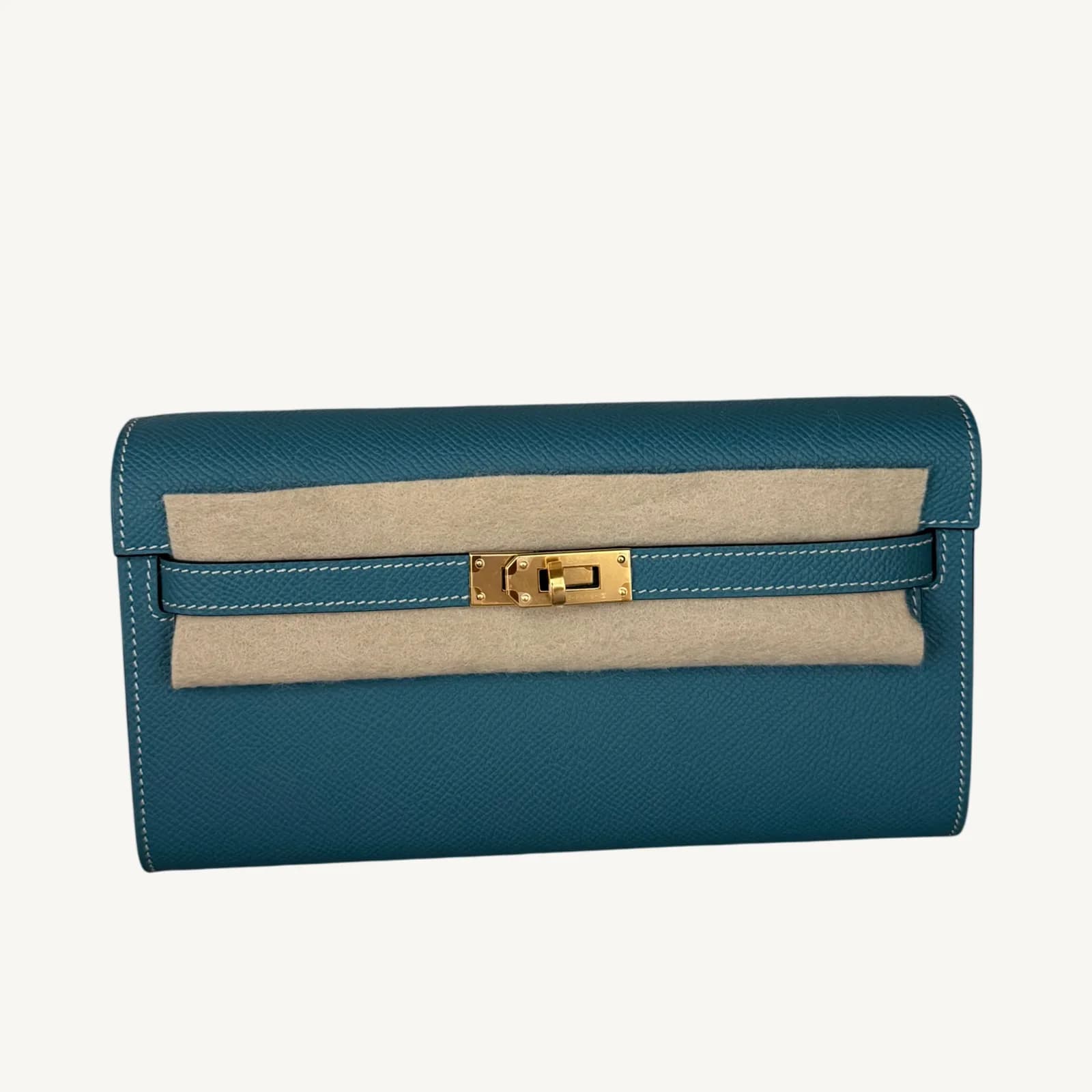 Hermès Kelly To Go Blue Jean GHW